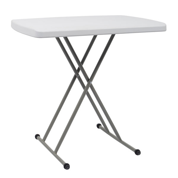 Winado 30'' Plastic Rectangular Adjustable Folding Table Wayfair